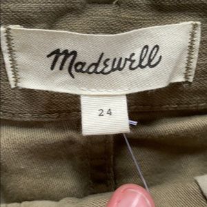 Army green cargo joggers